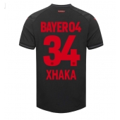 Bayer Leverkusen Granit Xhaka #34 Thuis tenue 2023-24 Korte Mouwen