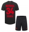 Bayer Leverkusen Granit Xhaka #34 Thuis tenue Kids 2023-24 Korte Mouwen (+ broek)