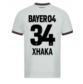 Bayer Leverkusen Granit Xhaka #34 Uit tenue 2023-24 Korte Mouwen