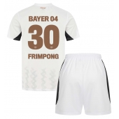 Bayer Leverkusen Jeremie Frimpong #30 Uit tenue Kids 2024-25 Korte Mouwen (+ broek)