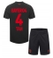 Bayer Leverkusen Jonathan Tah #4 Thuis tenue Kids 2023-24 Korte Mouwen (+ broek)