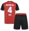 Bayer Leverkusen Jonathan Tah #4 Thuis tenue Kids 2024-25 Korte Mouwen (+ broek)