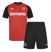 Bayer Leverkusen Thuis tenue Kids 2024-25 Korte Mouwen (+ broek)