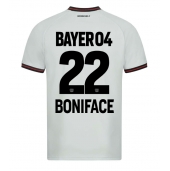 Bayer Leverkusen Victor Boniface #22 Uit tenue 2023-24 Korte Mouwen