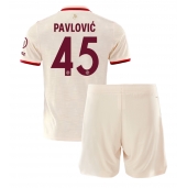 Bayern Munich Aleksandar Pavlovic #45 Derde tenue Kids 2024-25 Korte Mouwen (+ broek)