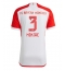 Bayern Munich Kim Min-jae #3 Thuis tenue 2023-24 Korte Mouwen