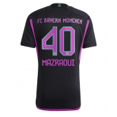 Bayern Munich Noussair Mazraoui #40 Uit tenue 2023-24 Korte Mouwen