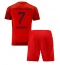 Bayern Munich Serge Gnabry #7 Thuis tenue Kids 2024-25 Korte Mouwen (+ broek)