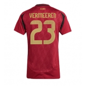 België Arthur Vermeeren #23 Thuis tenue Dames EK 2024 Korte Mouwen