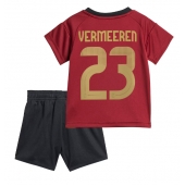 België Arthur Vermeeren #23 Thuis tenue Kids EK 2024 Korte Mouwen (+ broek)