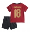 België Orel Mangala #18 Thuis tenue Kids EK 2024 Korte Mouwen (+ broek)