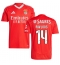 Benfica Vangelis Pavlidis #14 Thuis tenue 2024-25 Korte Mouwen