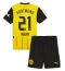 Borussia Dortmund Donyell Malen #21 Thuis tenue Kids 2024-25 Korte Mouwen (+ broek)