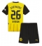 Borussia Dortmund Julian Ryerson #26 Thuis tenue Kids 2024-25 Korte Mouwen (+ broek)