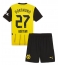 Borussia Dortmund Karim Adeyemi #27 Thuis tenue Kids 2024-25 Korte Mouwen (+ broek)