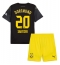 Borussia Dortmund Marcel Sabitzer #20 Uit tenue Kids 2024-25 Korte Mouwen (+ broek)