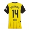 Borussia Dortmund Maximilian Beier #14 Thuis tenue Dames 2024-25 Korte Mouwen