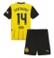 Borussia Dortmund Maximilian Beier #14 Thuis tenue Kids 2024-25 Korte Mouwen (+ broek)