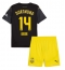 Borussia Dortmund Maximilian Beier #14 Uit tenue Kids 2024-25 Korte Mouwen (+ broek)