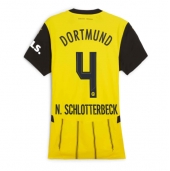 Borussia Dortmund Nico Schlotterbeck #4 Thuis tenue Dames 2024-25 Korte Mouwen