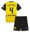 Borussia Dortmund Nico Schlotterbeck #4 Thuis tenue Kids 2024-25 Korte Mouwen (+ broek)