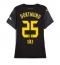 Borussia Dortmund Niklas Sule #25 Uit tenue Dames 2024-25 Korte Mouwen