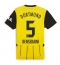 Borussia Dortmund Ramy Bensebaini #5 Thuis tenue 2024-25 Korte Mouwen