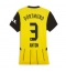 Borussia Dortmund Waldemar Anton #3 Thuis tenue Dames 2024-25 Korte Mouwen