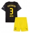 Borussia Dortmund Waldemar Anton #3 Uit tenue Kids 2024-25 Korte Mouwen (+ broek)