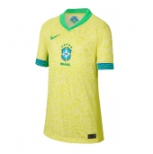 Brazilië Thuis tenue Dames Copa America 2024 Korte Mouwen