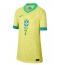 Brazilië Vinicius Junior #7 Thuis tenue Dames Copa America 2024 Korte Mouwen