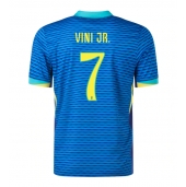 Brazilië Vinicius Junior #7 Uit tenue Copa America 2024 Korte Mouwen