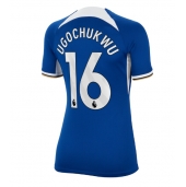 Chelsea Lesley Ugochukwu #16 Thuis tenue Dames 2023-24 Korte Mouwen