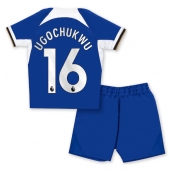 Chelsea Lesley Ugochukwu #16 Thuis tenue Kids 2023-24 Korte Mouwen (+ broek)