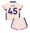 Chelsea Romeo Lavia #45 Uit tenue Kids 2024-25 Korte Mouwen (+ broek)