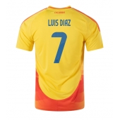 Colombia Luis Diaz #7 Thuis tenue Copa America 2024 Korte Mouwen