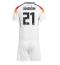 Duitsland Ilkay Gundogan #21 Thuis tenue Kids EK 2024 Korte Mouwen (+ broek)