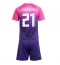 Duitsland Ilkay Gundogan #21 Uit tenue Kids EK 2024 Korte Mouwen (+ broek)