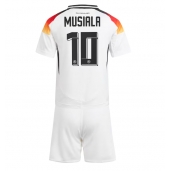 Duitsland Jamal Musiala #10 Thuis tenue Kids EK 2024 Korte Mouwen (+ broek)