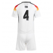 Duitsland Jonathan Tah #4 Thuis tenue Kids EK 2024 Korte Mouwen (+ broek)