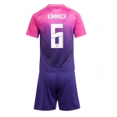 Duitsland Joshua Kimmich #6 Uit tenue Kids EK 2024 Korte Mouwen (+ broek)