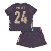 Engeland Cole Palmer #24 Uit tenue Kids EK 2024 Korte Mouwen (+ broek)