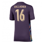 Engeland Conor Gallagher #16 Uit tenue Dames EK 2024 Korte Mouwen