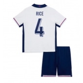 Engeland Declan Rice #4 Thuis tenue Kids EK 2024 Korte Mouwen (+ broek)