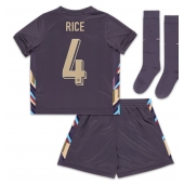 Engeland Declan Rice #4 Uit tenue Kids EK 2024 Korte Mouwen (+ broek)