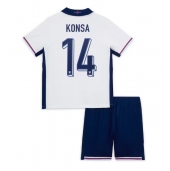 Engeland Ezri Konsa #14 Thuis tenue Kids EK 2024 Korte Mouwen (+ broek)