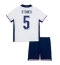 Engeland John Stones #5 Thuis tenue Kids EK 2024 Korte Mouwen (+ broek)