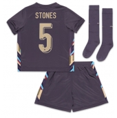 Engeland John Stones #5 Uit tenue Kids EK 2024 Korte Mouwen (+ broek)