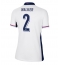 Engeland Kyle Walker #2 Thuis tenue Dames EK 2024 Korte Mouwen