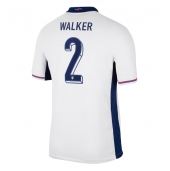 Engeland Kyle Walker #2 Thuis tenue EK 2024 Korte Mouwen